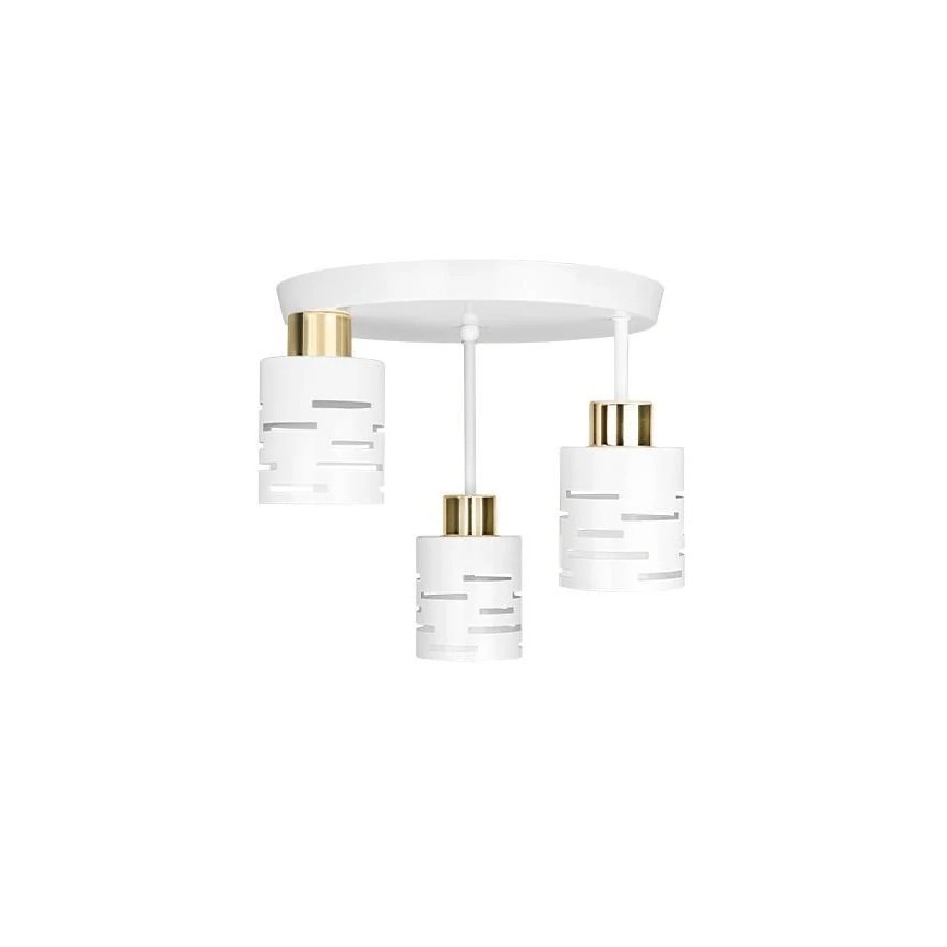 Plafoniera ELEN 3xE27/35W/230V bianco/oro