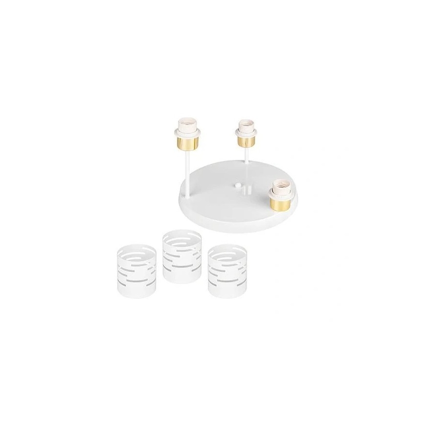 Plafoniera ELEN 3xE27/35W/230V bianco/oro