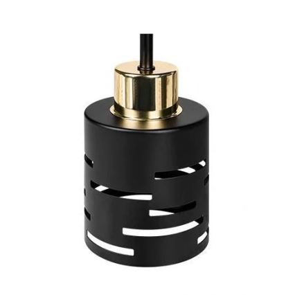 Plafoniera ELEN 3xE27/35W/230V nero/oro