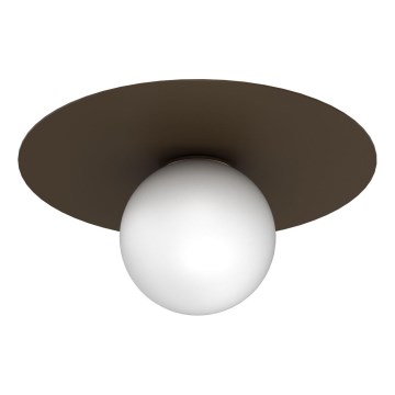 Plafoniera FLAT 1xE27/15W/230V 55x60 cm marrone