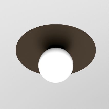 Plafoniera FLAT 1xE27/15W/230V 55x60 cm marrone