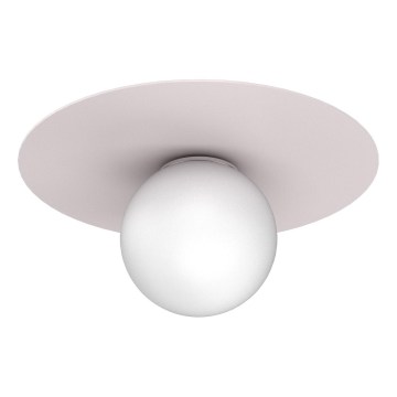 Plafoniera FLAT 1xE27/15W/230V Ø 35 cm crema