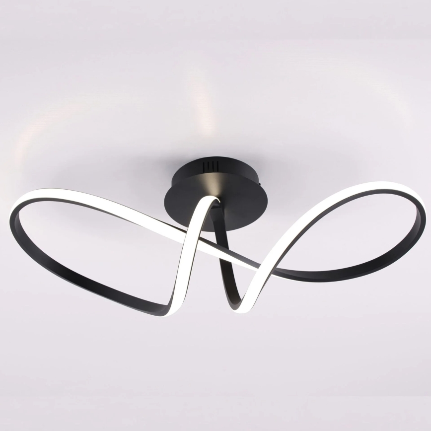Plafoniera FLAVIA LED/33W/230V 24x61 cm nera