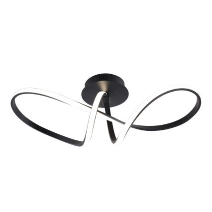 Plafoniera FLAVIA LED/33W/230V 24x61 cm nera