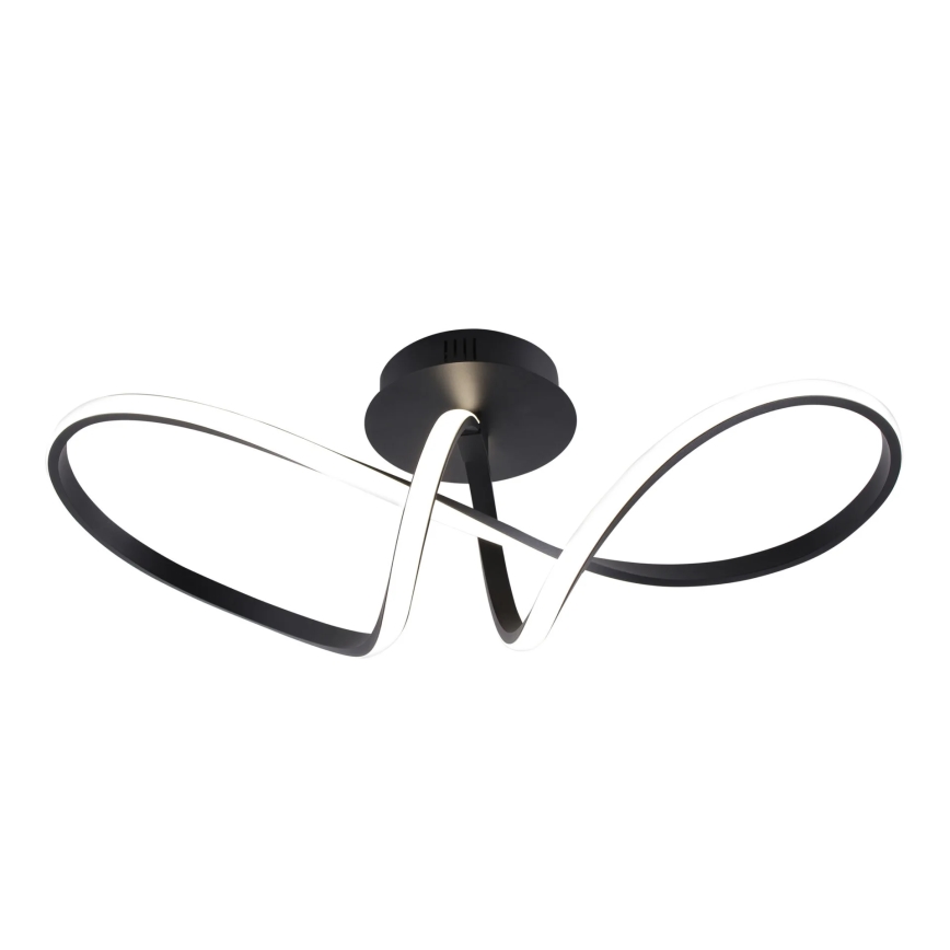 Plafoniera FLAVIA LED/33W/230V 24x61 cm nera