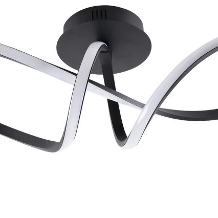 Plafoniera FLAVIA LED/33W/230V 24x61 cm nera