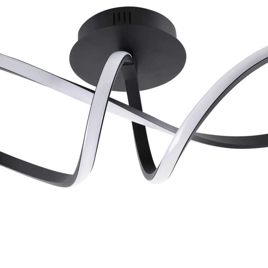 Plafoniera FLAVIA LED/33W/230V 24x61 cm nera