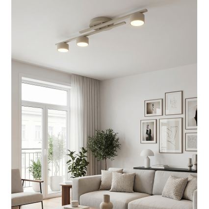 Plafoniera FRAGMENT 3xGX53/12W/230V beige