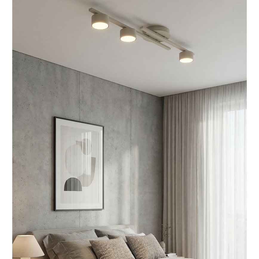 Plafoniera FRAGMENT 3xGX53/12W/230V beige