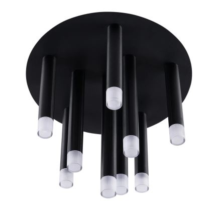 Plafoniera GLAM 9xG9/8W/230V nero