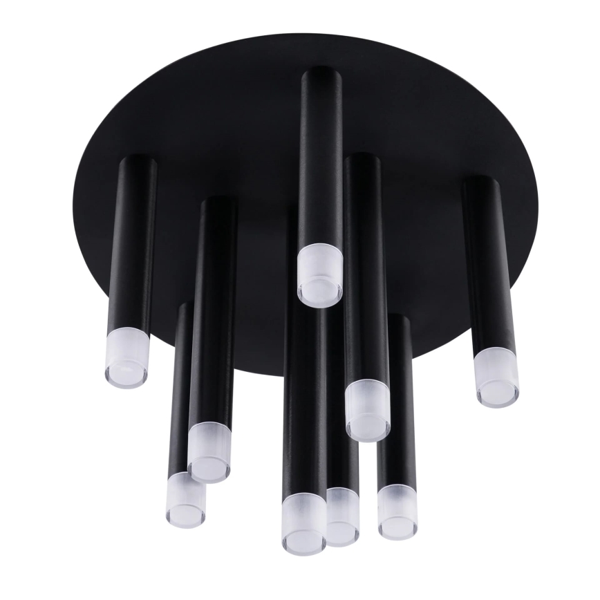 Plafoniera GLAM 9xG9/8W/230V nero