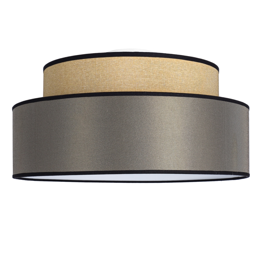 Plafoniera GRACE 1xE27/60W/230V diametro 40 cm beige/marrone