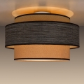 Plafoniera GRACE 1xE27/60W/230V diametro 40 cm beige/marrone