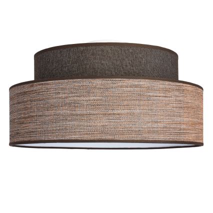 Plafoniera GRACE 1xE27/60W/230V diametro 40 cm marrone/beige