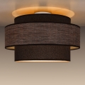 Plafoniera GRACE 1xE27/60W/230V diametro 40 cm marrone/beige