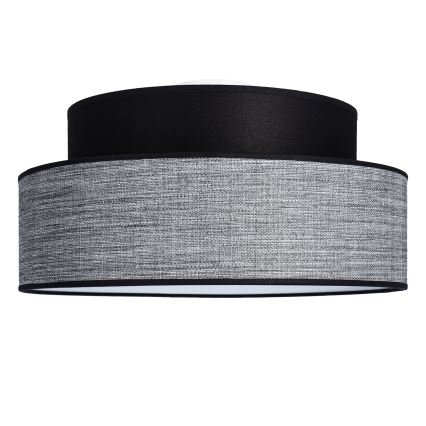 Plafoniera GRACE 1xE27/60W/230V diametro 40 cm nero/grigio