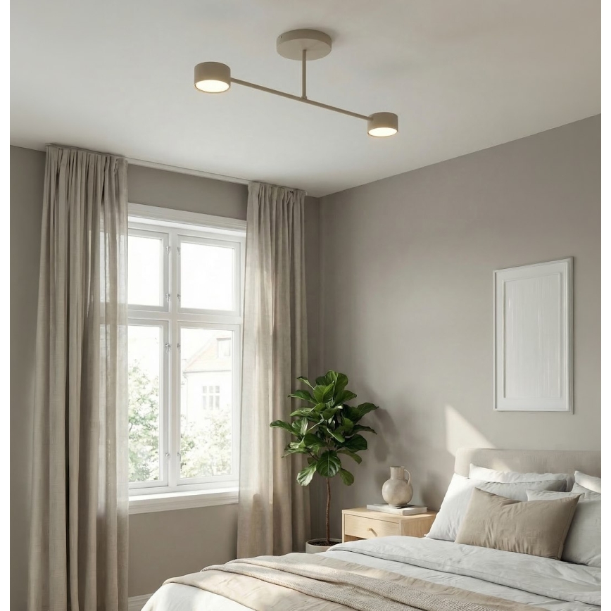 Plafoniera HALO 2xGX53/12W/230V beige