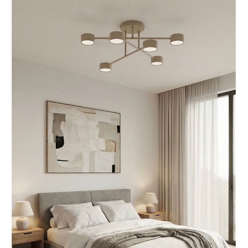 Plafoniera HALO 6xGX53/10W/230V beige