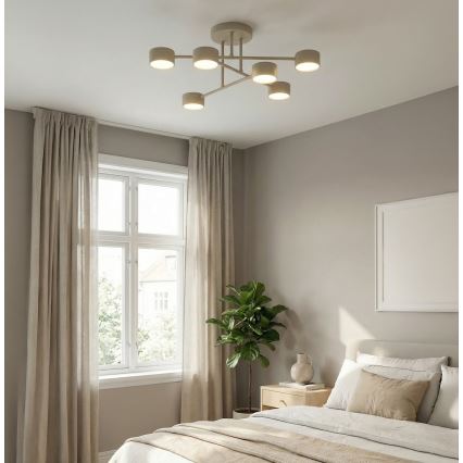 Plafoniera HALO 6xGX53/10W/230V beige