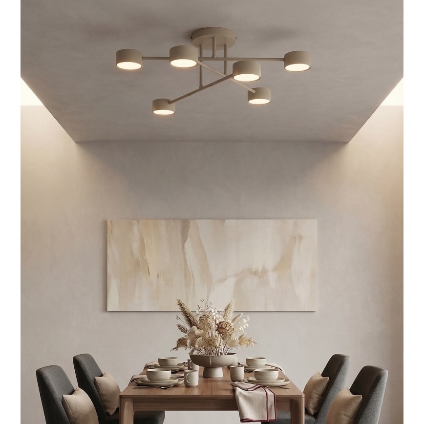 Plafoniera HALO 6xGX53/10W/230V beige
