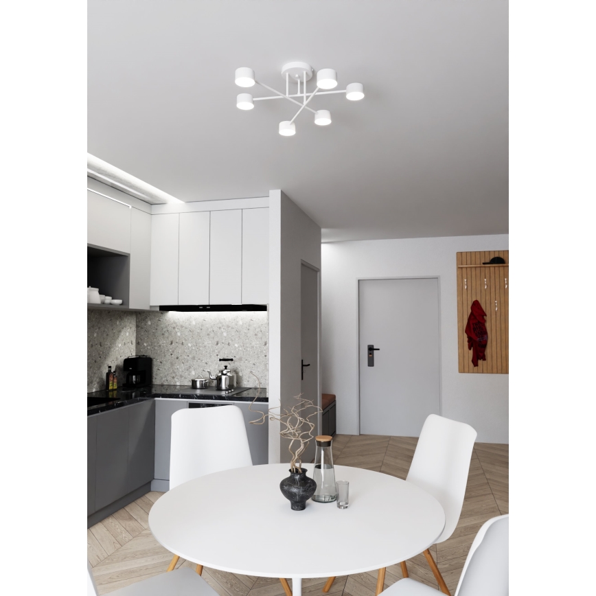 Plafoniera HALO 6xGX53/10W/230V bianca