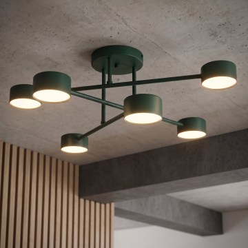 Plafoniera HALO 6xGX53/10W/230V verde