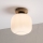 Plafoniera HARMA WOOD 1xE27/15W/230V rovere/bianco Ø 20 cm