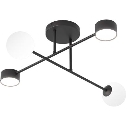 Plafoniera HOLON 2xG9/8W/230V + 2xGX53/12W nero