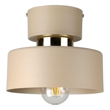 Plafoniera IGNIA 1xE27/60W/230V beige/dorato
