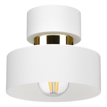 Plafoniera IGNIA 1xE27/60W/230V bianco/oro