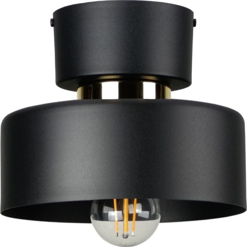 Plafoniera IGNIA 1xE27/60W/230V nera