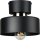 Plafoniera IGNIA 1xE27/60W/230V nera