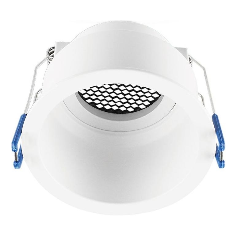 Plafoniera incasso GU10 Ø 9 cm bianco