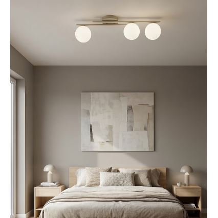 Plafoniera KAIRO 3xE14/10W/230V beige