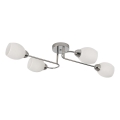 Plafoniera KING 4xE27/15W/230V cromo lucido