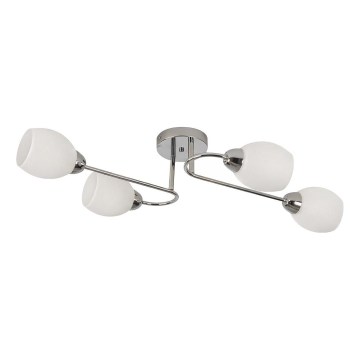 Plafoniera KING 4xE27/15W/230V cromo lucido