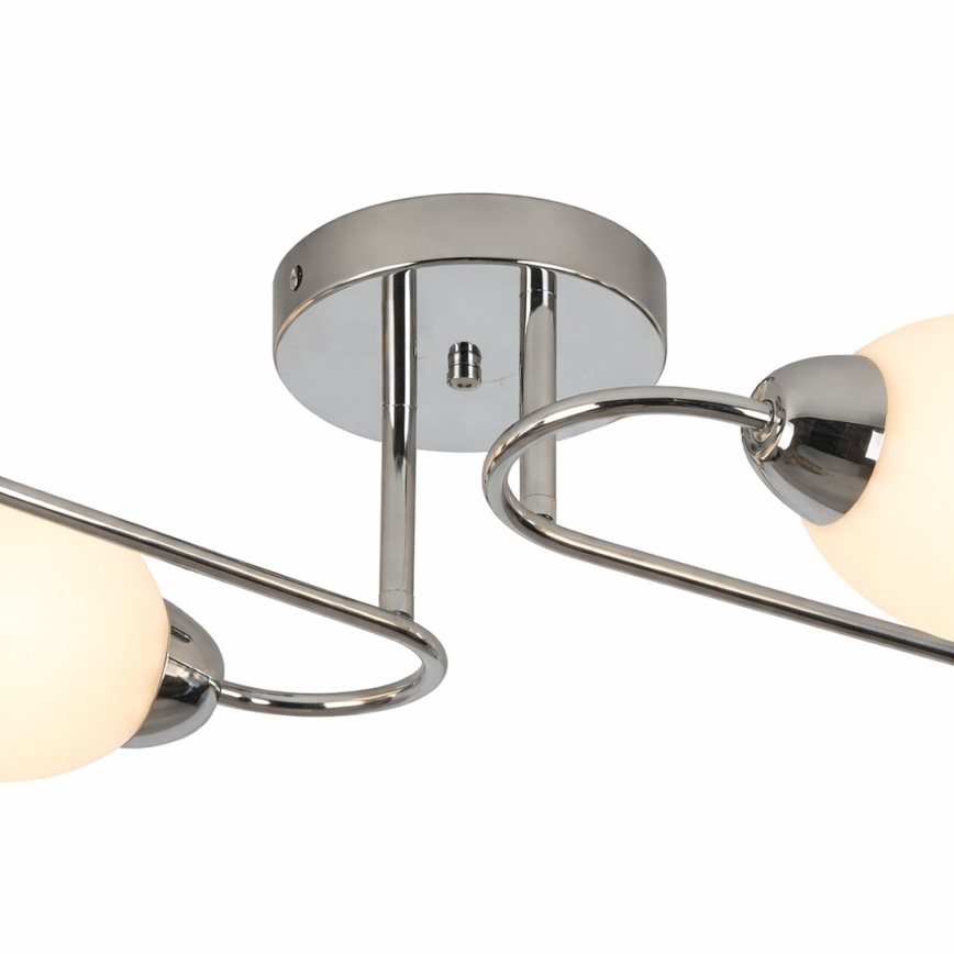 Plafoniera KING 4xE27/15W/230V cromo lucido