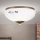 Plafoniera LANDHAUS 1xE27/60W/230V Ø 21 cm bronzo/bianco/blu