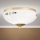 Plafoniera LANDHAUS 1xE27/60W/230V Ø 21 cm ottone/bianco/verde