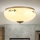Plafoniera LANDHAUS 2xE27/60W/230V Ø 28 cm bronzo/beige/verde