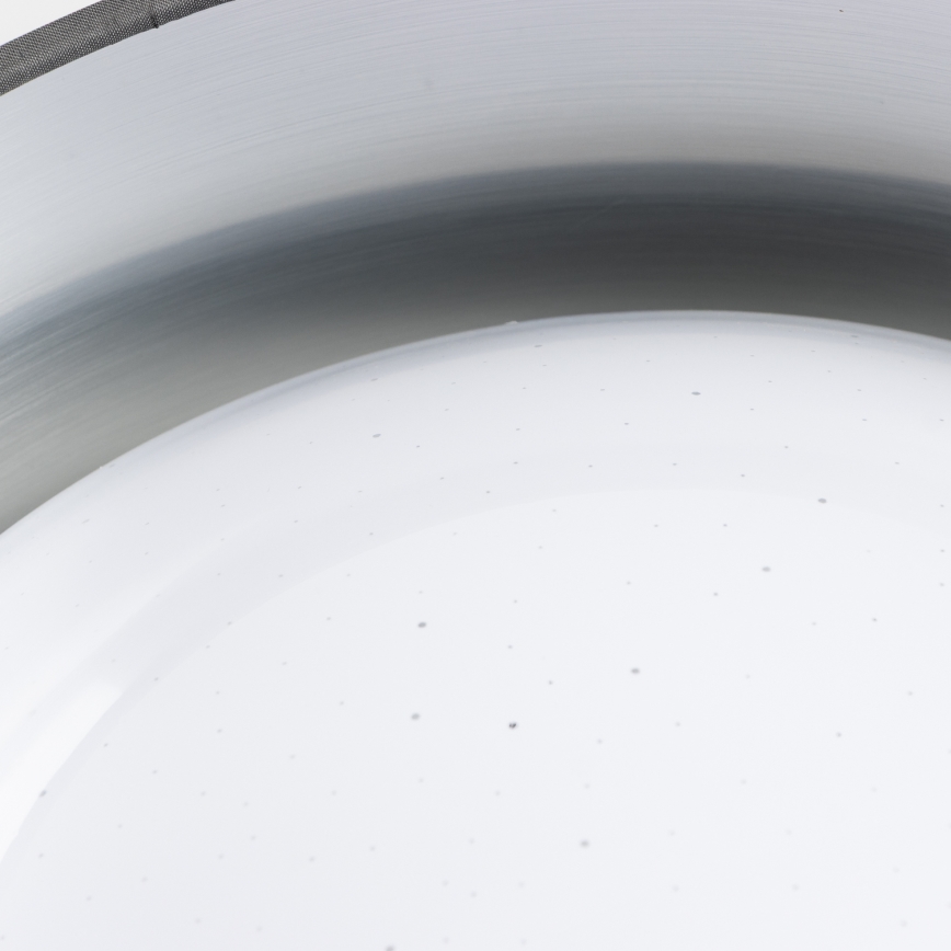 Plafoniera LED/12W/230V Ø 32 cm grigio/argento