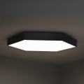 Plafoniera LED 135W/230V 3000/4000/6500K Ø 80 cm nera