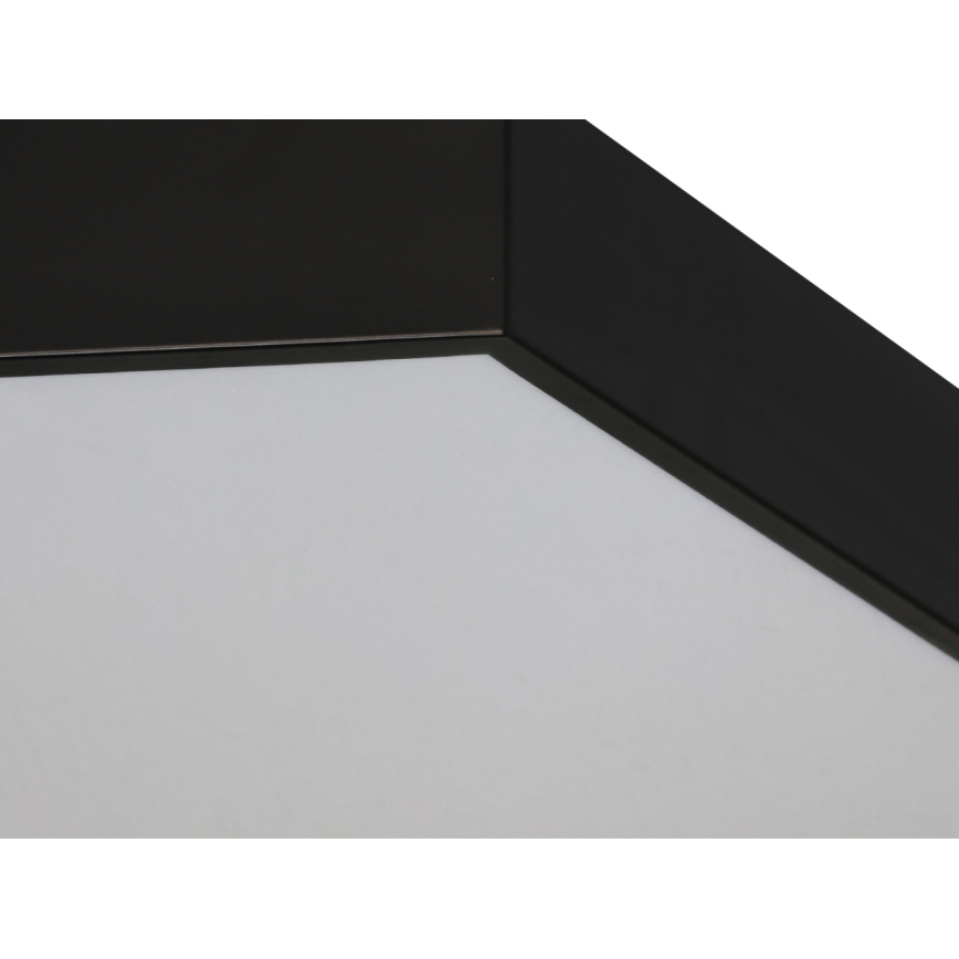 Plafoniera LED 135W/230V 3000/4000/6500K Ø 80 cm nera