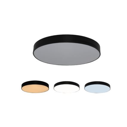 Plafoniera LED/135W/230V 3000/4000/6500K Ø 80 cm nero