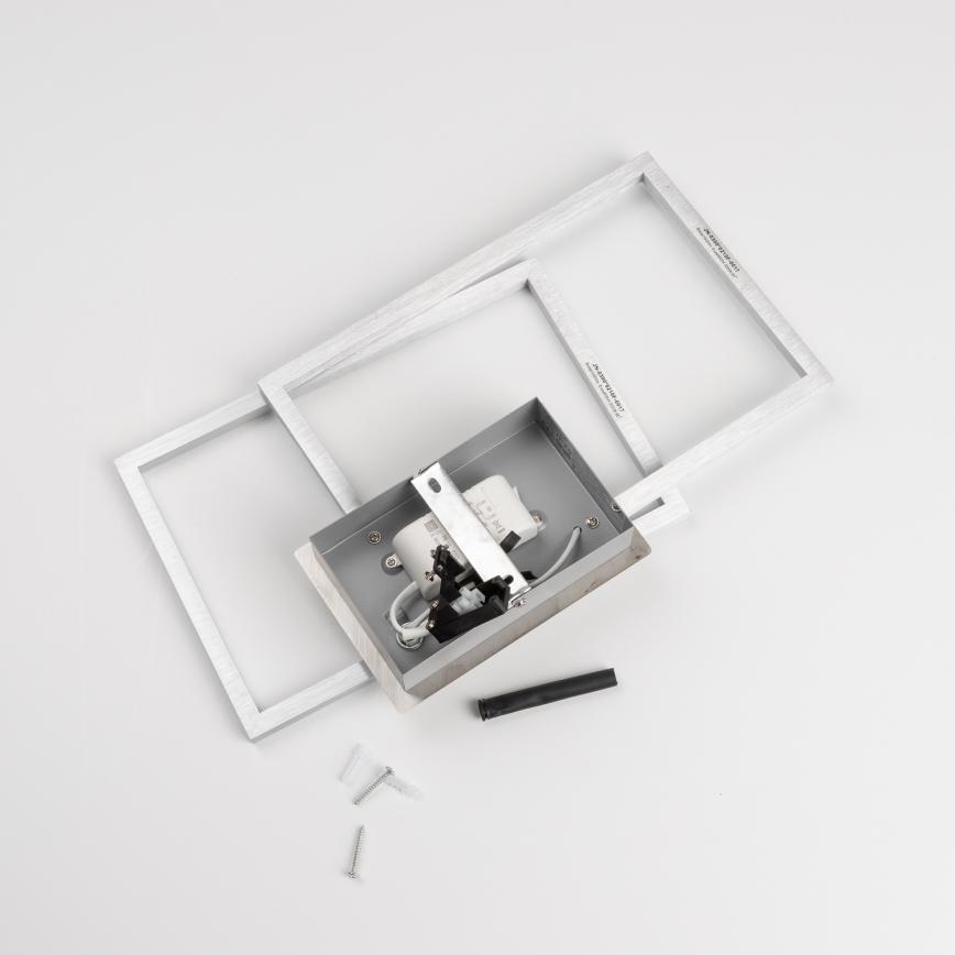 Plafoniera LED/17W/230V cromo opaco