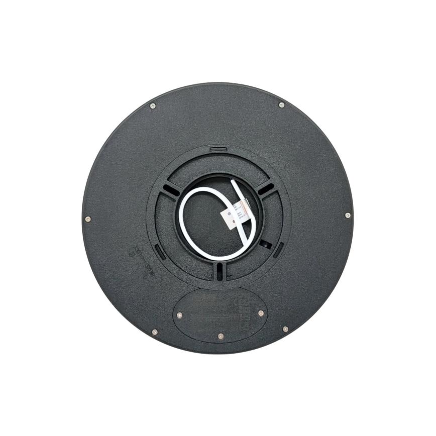 Plafoniera LED/18W/230V 3000/4000/6500K Ø 23 cm nera