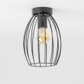 Plafoniera LED 1xE27/6,5W/230V nera