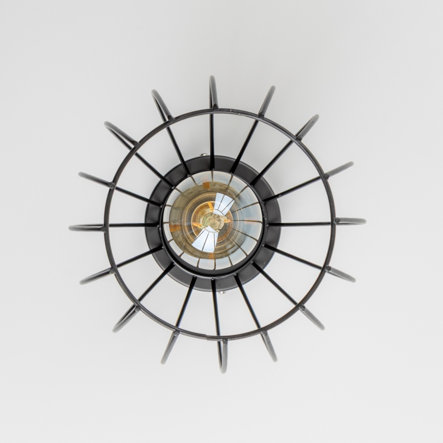 Plafoniera LED 1xE27/6,5W/230V nera