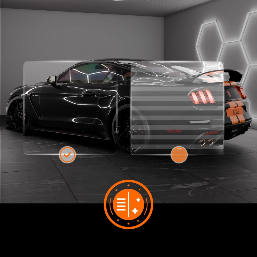 Plafoniera LED HEXAGON LED/240W/85-265V 6500K 298x209 cm CRI 90 IP44 bianco