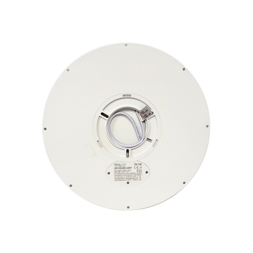 Plafoniera LED 24W/230V 3000/4000/6500K Ø 30 cm bianca